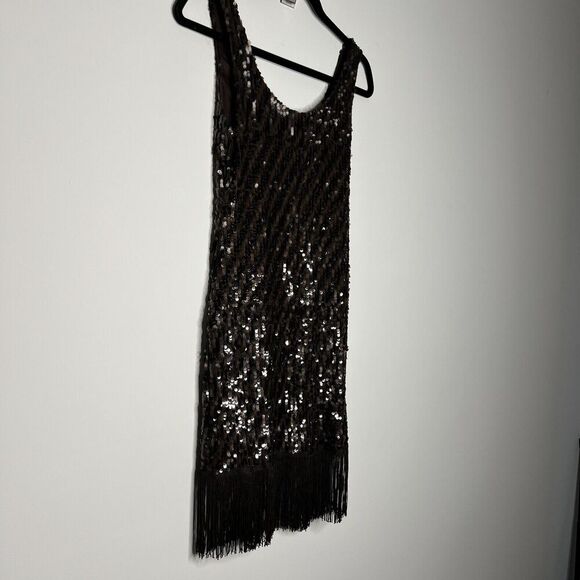 AKIRA Black Sequin Mini Dress - Picture 13 of 14